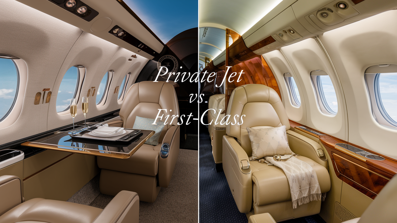 Private Jet Travel vs. First-Class Travel: What’s the Real Difference?